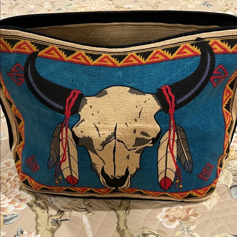 El Paso Saddle Blanket Tapestry Tote Bag - Picture 4 of 11
